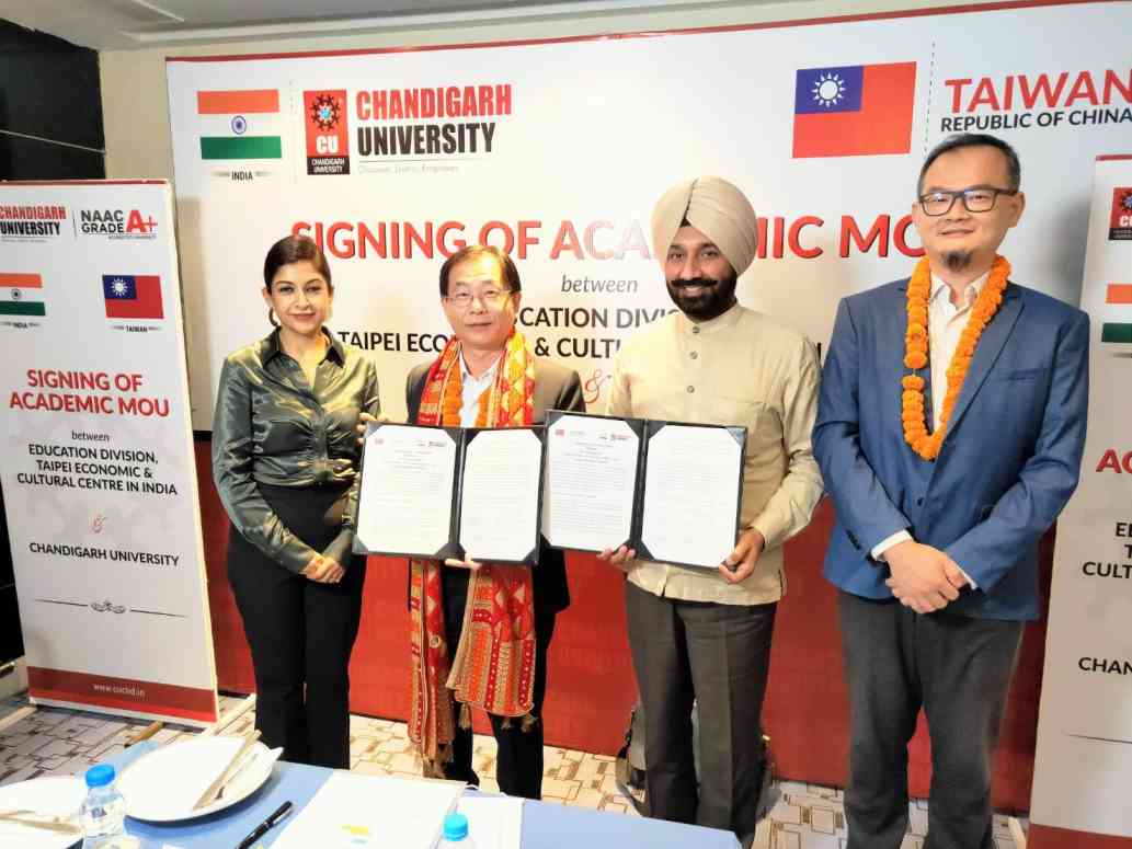 Taiwan Education Centre to come up at Chandigarh University - Asian  Community News