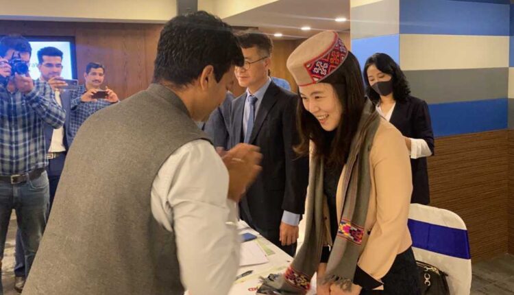 Korean trade delegation in Himachal Pradesh