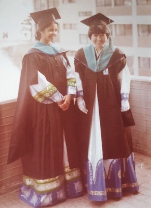 At Seoul National University graduation ceremony